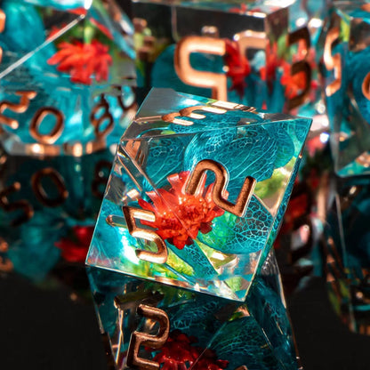 Resin Dice Board Game Polyhedron