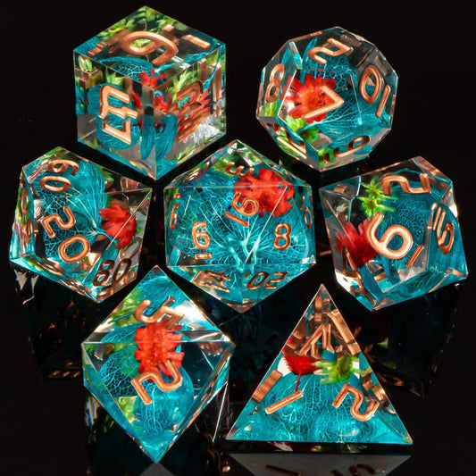 Resin Dice Board Game Polyhedron