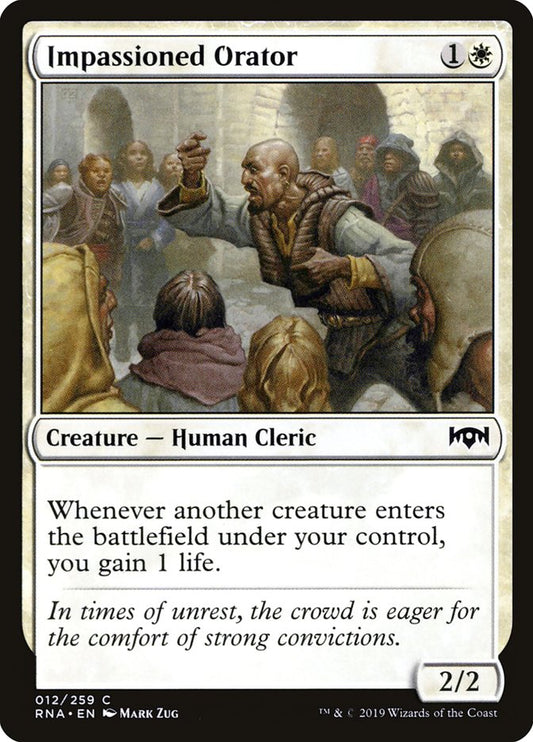 Impassioned Orator [Ravnica Allegiance]