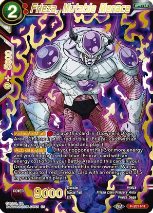 Frieza, Mutable Menace (Gold Stamped) (P-201) [Mythic Booster]
